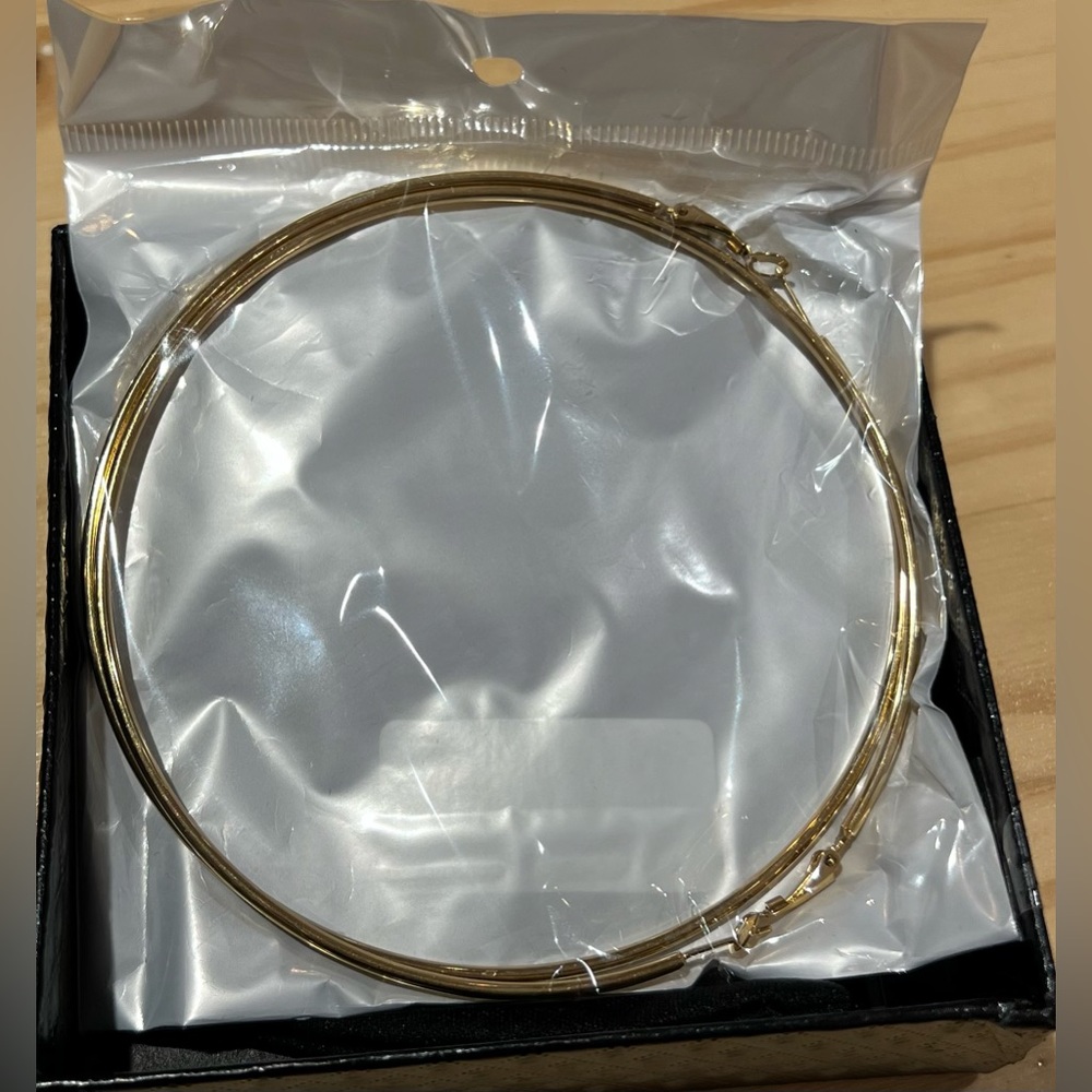 Prosteel gold color earrings